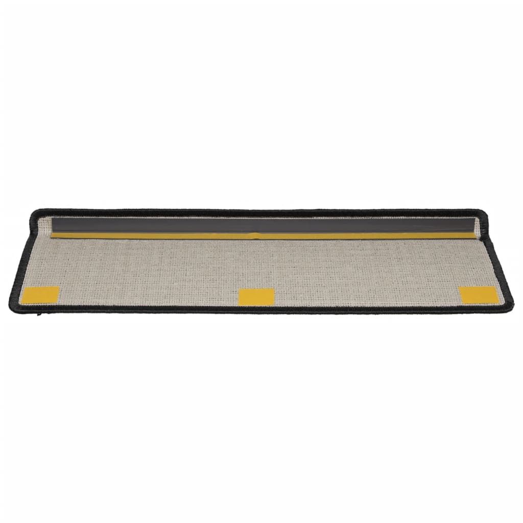 vidaXL Covorașe de trepte de scară, 15 buc., negru, 65x21x4 cm vidaXL Covorașe de trepte de scară, 15 buc., negru, 65x21x4 cm