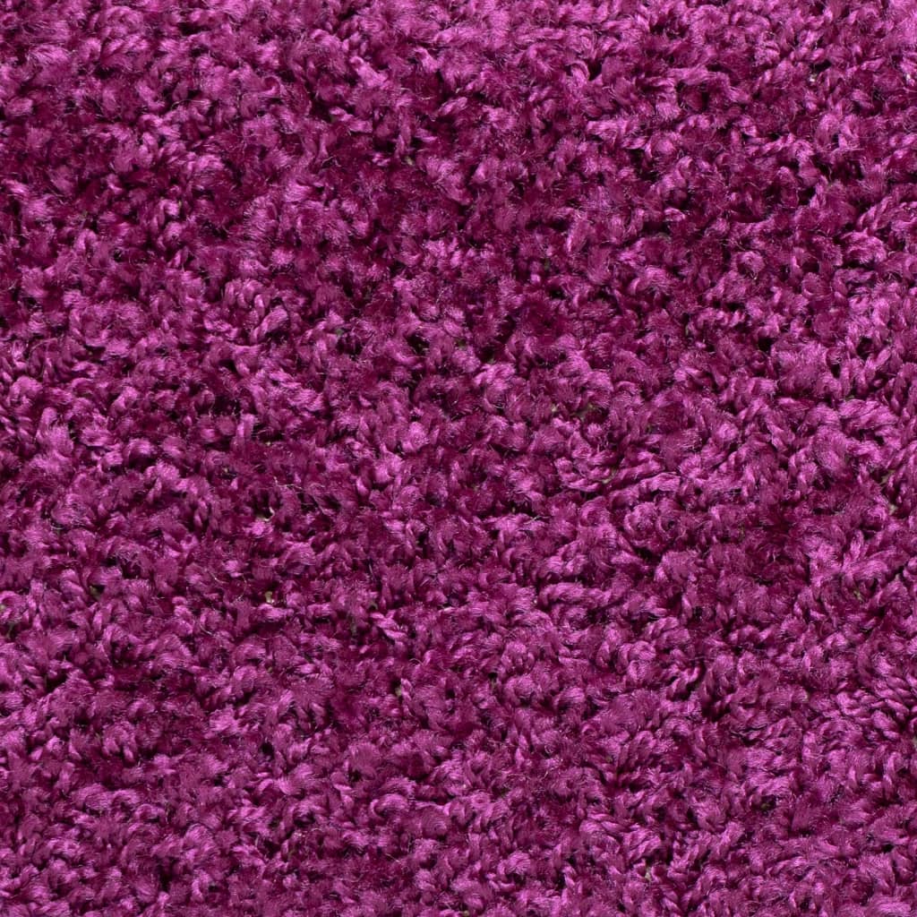 vidaXL Covorașe de trepte de scară, 15 buc., violet, 65x21x4 cm
