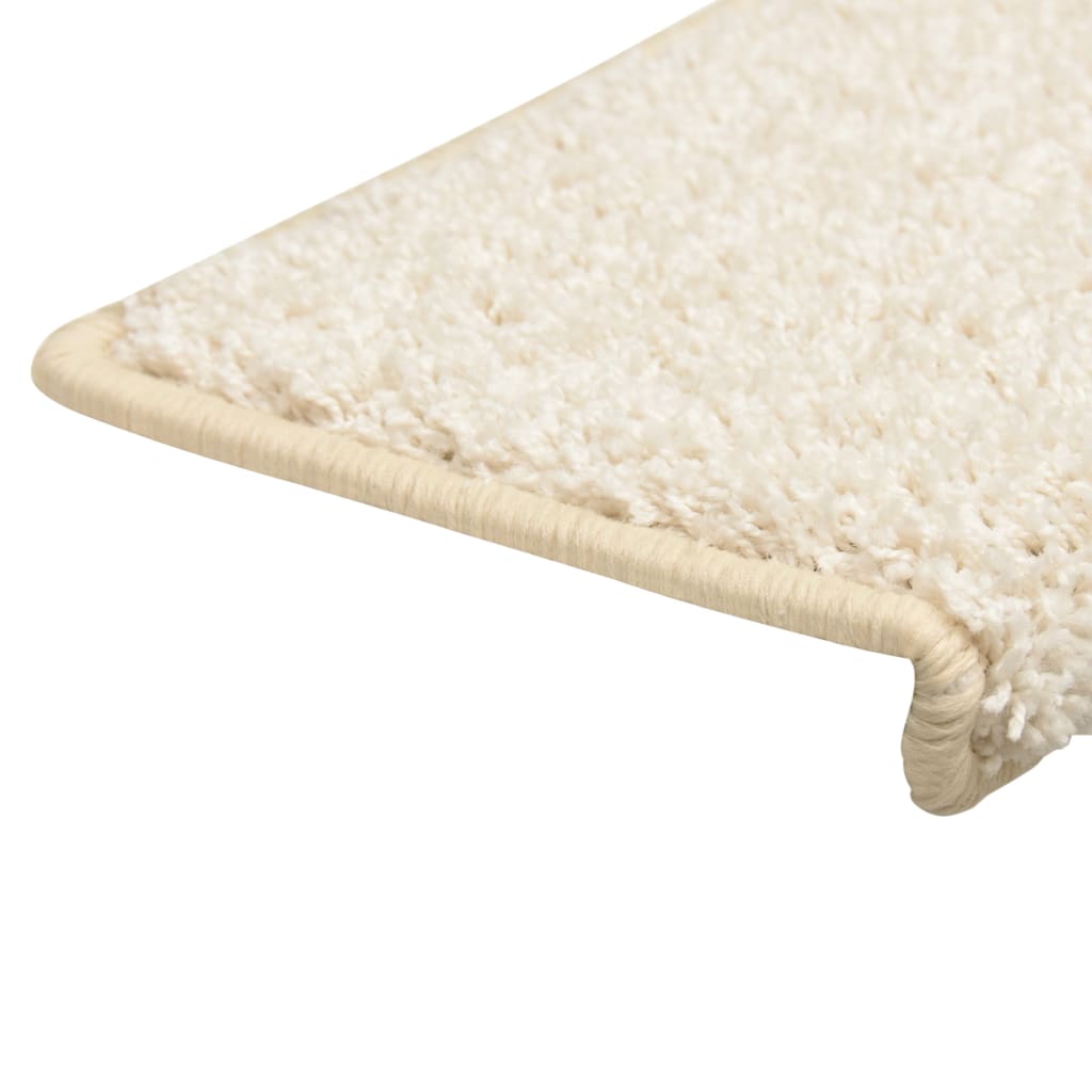 vidaXL Covorașe pentru scări, 15 buc., 65x21x4 cm, margini dreptunghiulare, albe vidaXL Covorașe pentru scări, 15 buc., 65x21x4 cm, margini dreptunghiulare, albe
