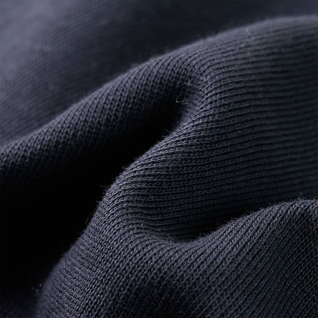 Bluzon cu glugă de copii, jumătate de fermoar, antracit și coniac, 92