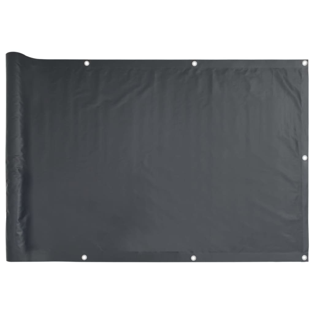 vidaXL Paravan de balcon, antracit, 120 x 600 cm, țesătură oxford