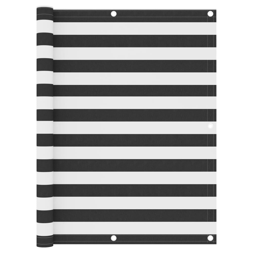 vidaXL Paravan de balcon, antracit și alb, 120x300 cm, țesătură oxford vidaXL Paravan de balcon, antracit și alb, 120x300 cm, țesătură oxford