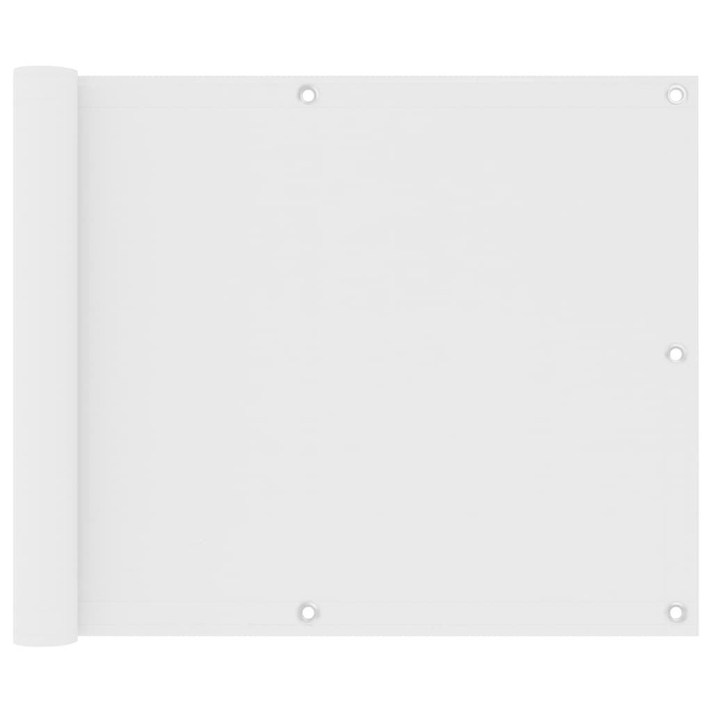 vidaXL Paravan de balcon, alb, 75 x 400 cm, țesătură oxford vidaXL Paravan de balcon, alb, 75 x 400 cm, țesătură oxford