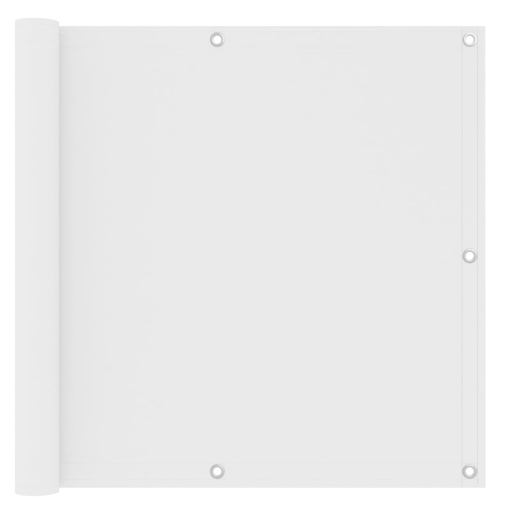 vidaXL Paravan de balcon, alb, 90 x 600 cm, țesătură oxford vidaXL Paravan de balcon, alb, 90 x 600 cm, țesătură oxford