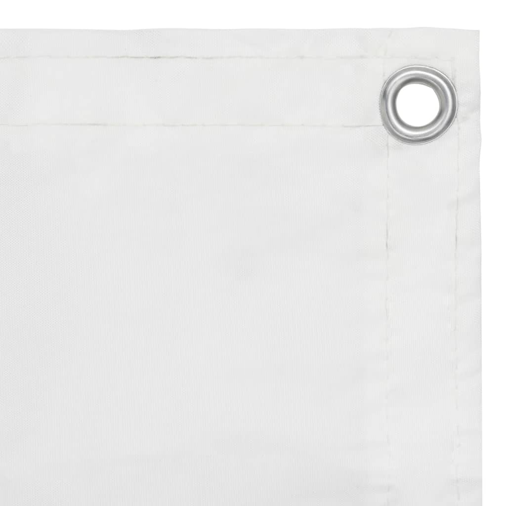 vidaXL Paravan de balcon, alb, 120 x 400 cm, țesătură oxford
