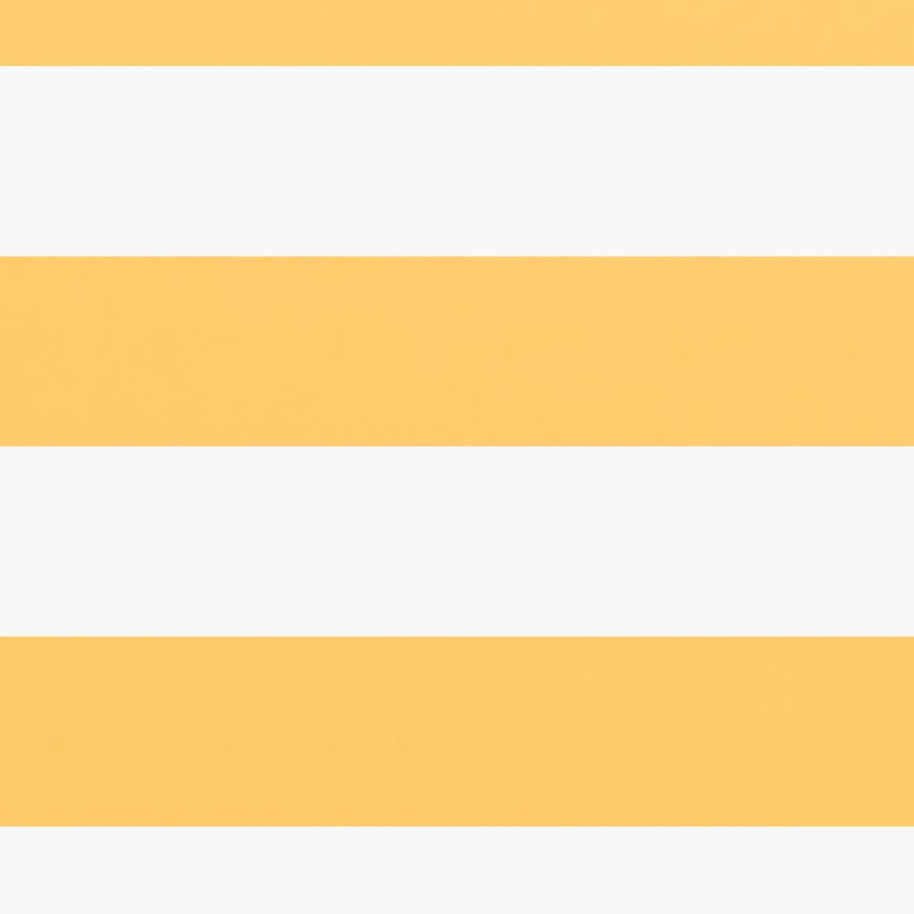 vidaXL Paravan de balcon, alb și galben, 120 x 300 cm, țesătură oxford