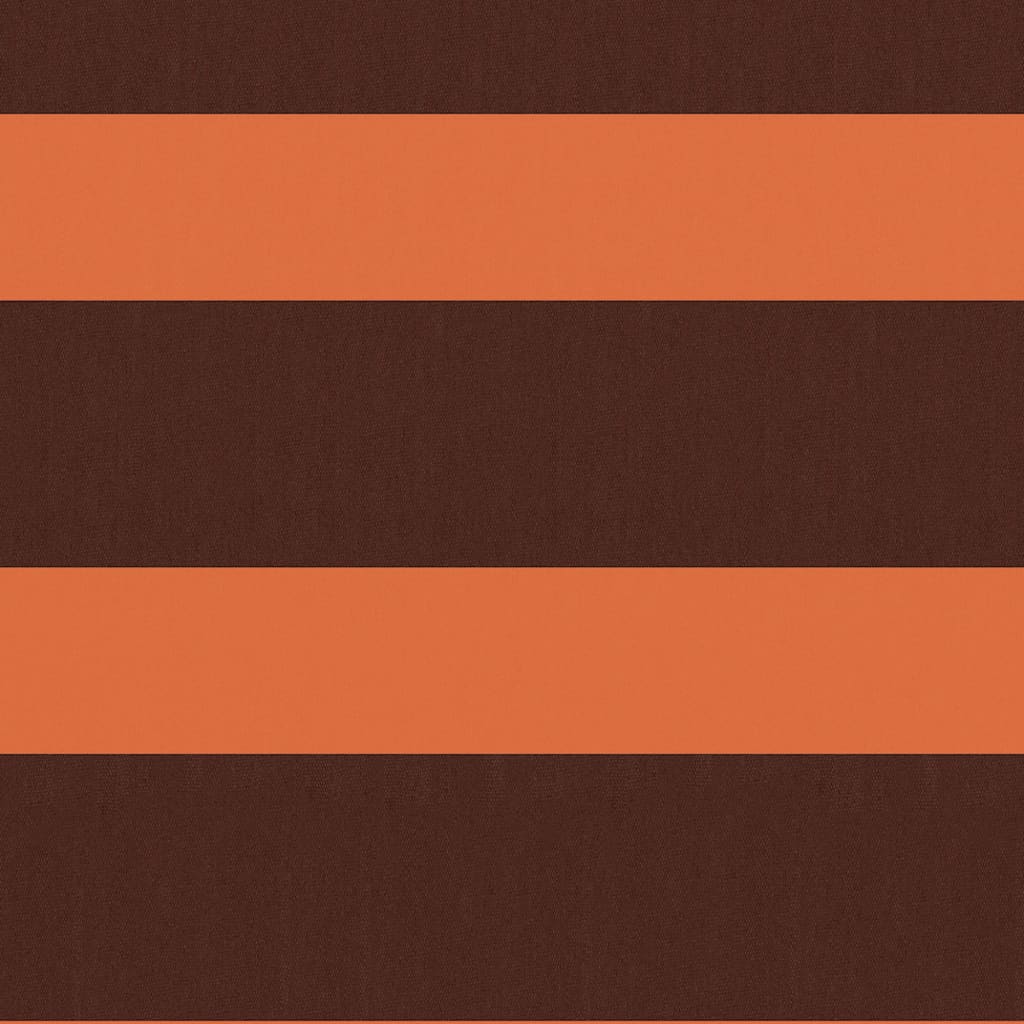 vidaXL Paravan de balcon portocaliu și maro 90x600 cm țesătură oxford