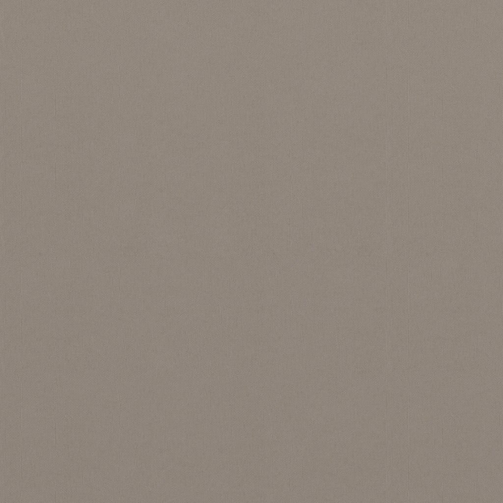 vidaXL Paravan de balcon, gri taupe, 75x500 cm, țesătură oxford
