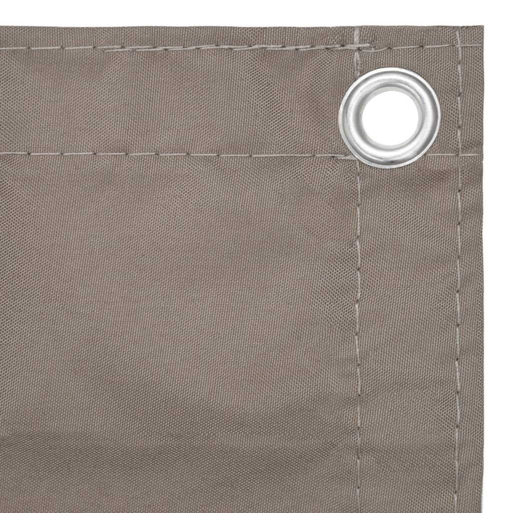 vidaXL Paravan de balcon, gri taupe, 90x300 cm, țesătură oxford vidaXL Paravan de balcon, gri taupe, 90x300 cm, țesătură oxford
