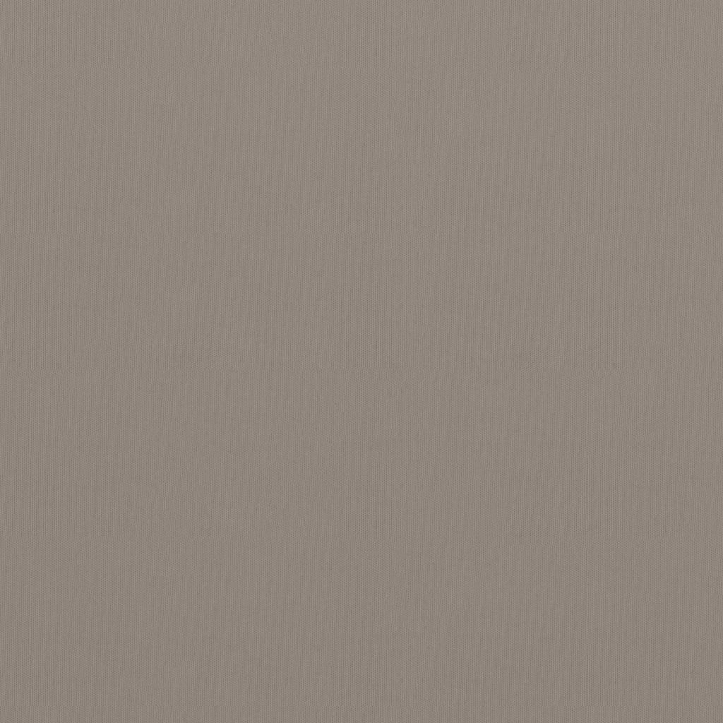 vidaXL Paravan de balcon, gri taupe, 90x500 cm, țesătură oxford