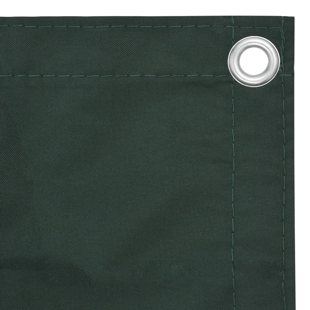 vidaXL Paravan de balcon, verde închis, 90x300 cm, țesătură oxford vidaXL Paravan de balcon, verde închis, 90x300 cm, țesătură oxford