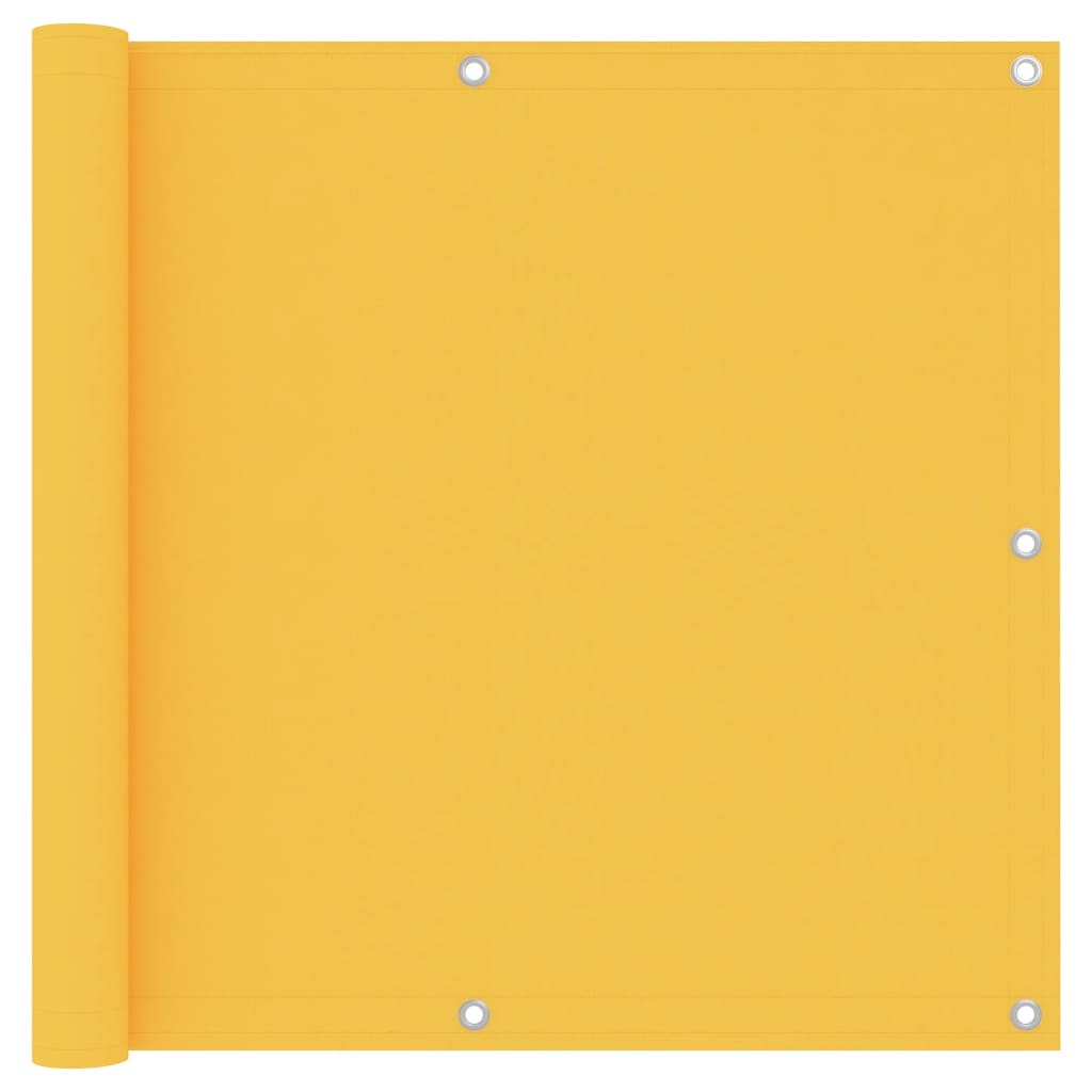 vidaXL Paravan de balcon, galben, 90 x 400 cm, țesătură oxford vidaXL Paravan de balcon, galben, 90 x 400 cm, țesătură oxford