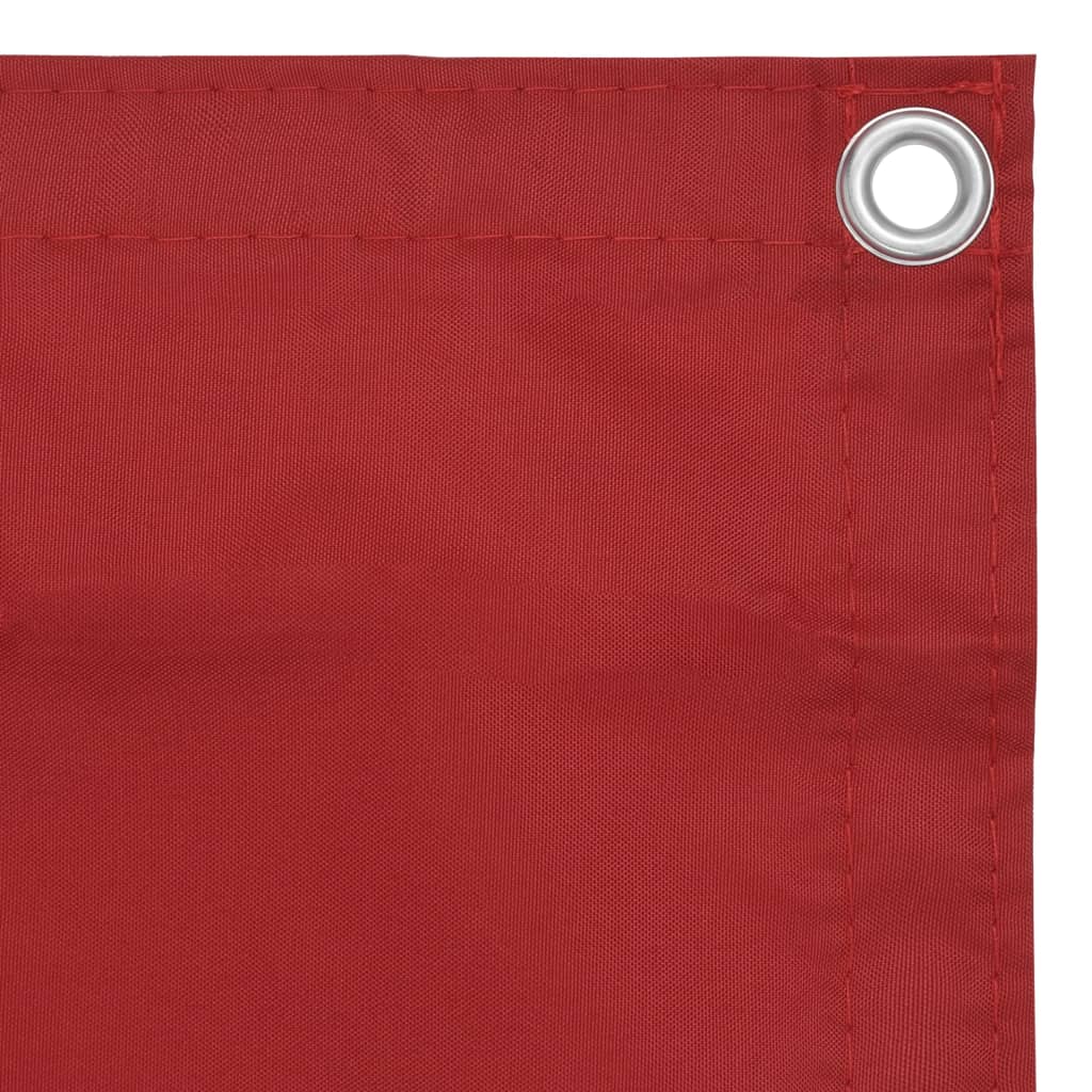 vidaXL Prelată balcon roșu 75x400 cm țesătură Oxford vidaXL Prelată balcon roșu 75x400 cm țesătură Oxford