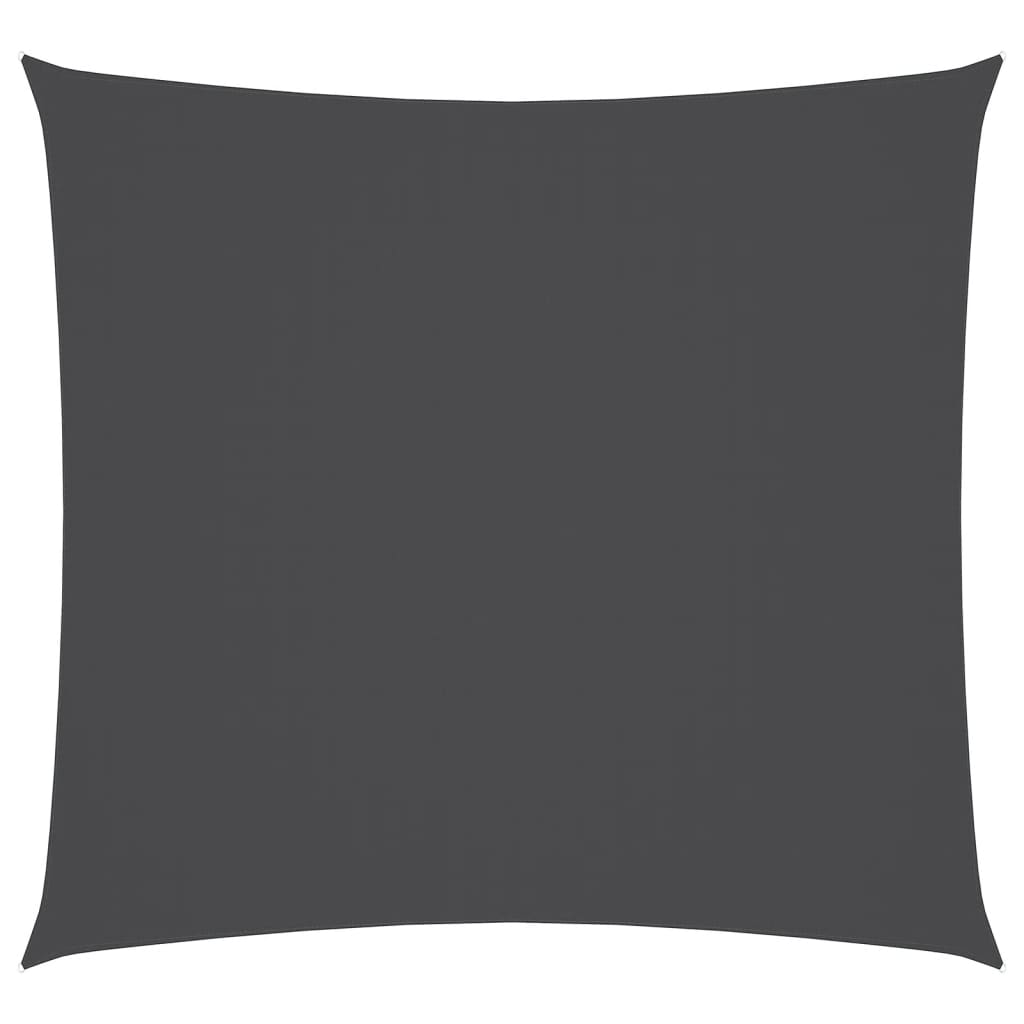 vidaXL Pânză parasolar, antracit, 4x4 m, țesătură oxford, pătrat