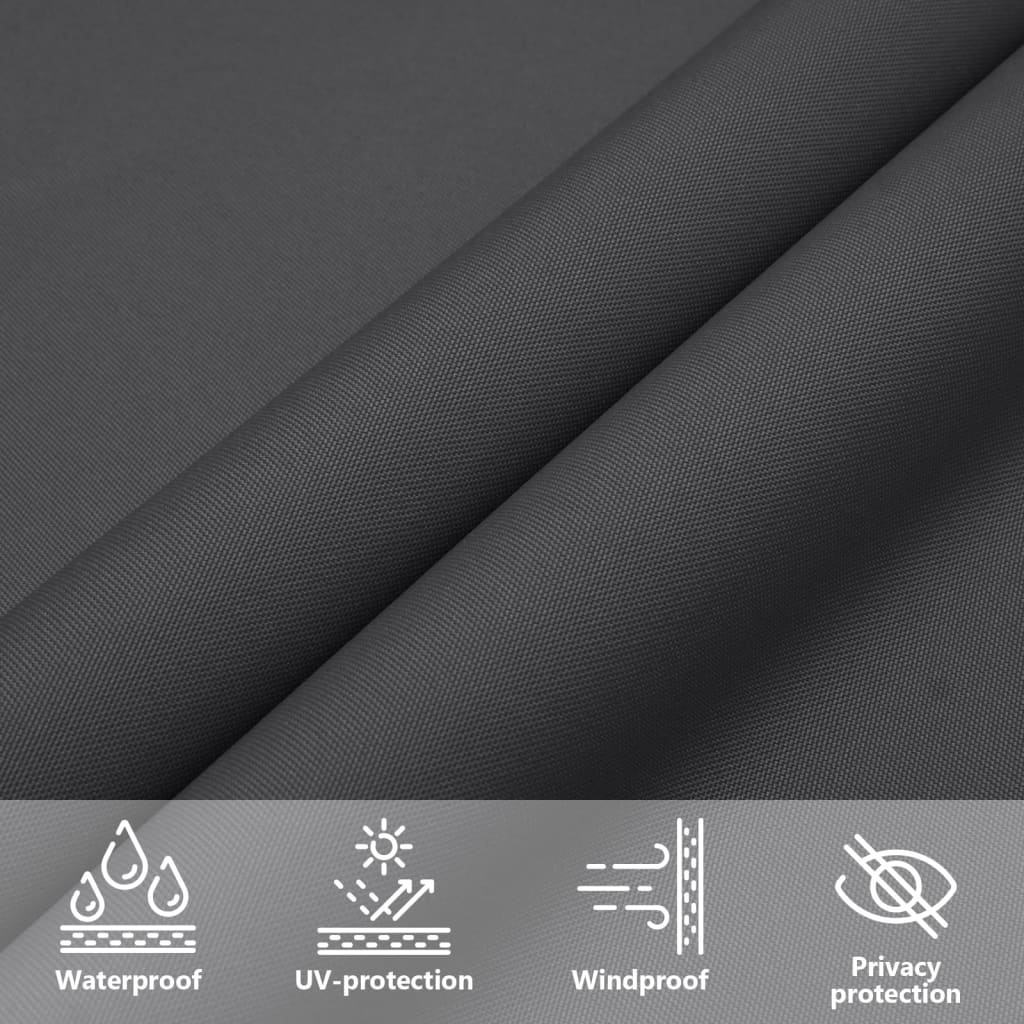 vidaXL Parasolar, antracit, 2x2,5 m, țesătură oxford, dreptunghiular vidaXL Parasolar, antracit, 2x2,5 m, țesătură oxford, dreptunghiular