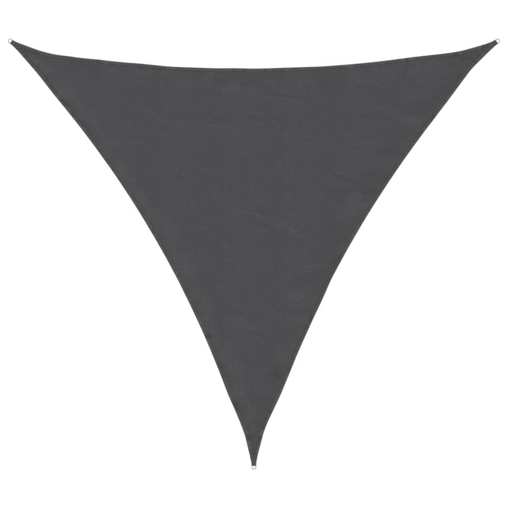 vidaXL Parasolar, antracit, 3x3x3 m, țesătură oxford, triunghiular vidaXL Parasolar, antracit, 3x3x3 m, țesătură oxford, triunghiular