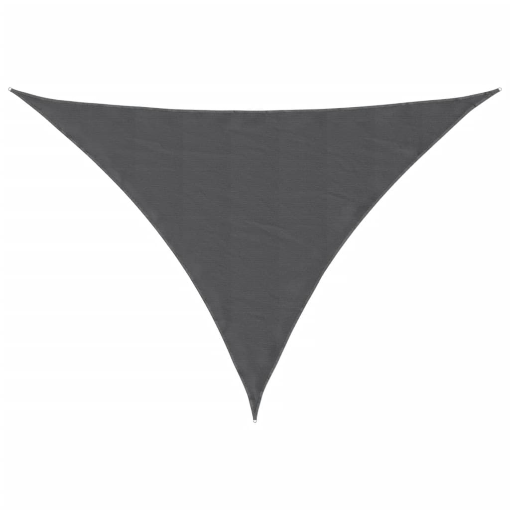 vidaXL Parasolar, antracit 3,5x3,5x4,9 m țesătură oxford, triunghiular vidaXL Parasolar, antracit 3,5x3,5x4,9 m țesătură oxford, triunghiular