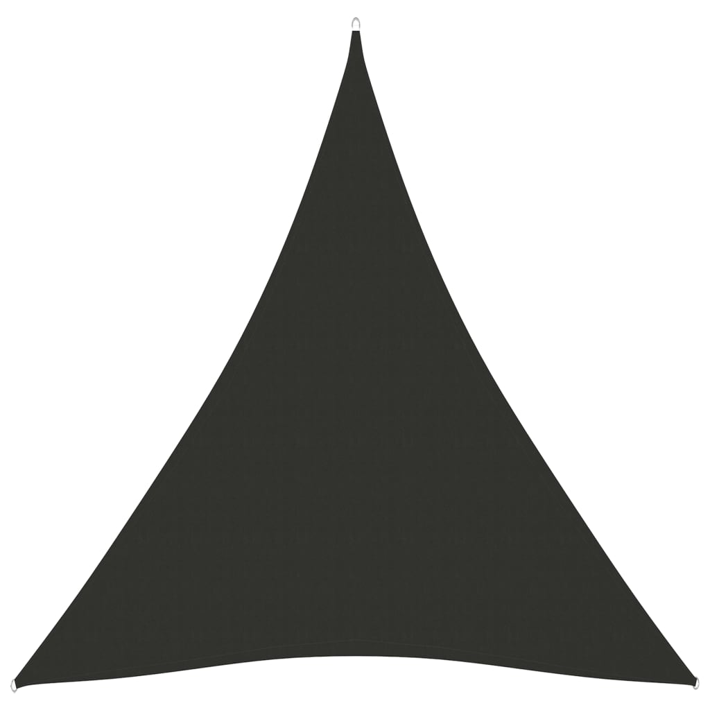 vidaXL Parasolar, antracit, 4x5x5 m, țesătură oxford, triunghiular vidaXL Parasolar, antracit, 4x5x5 m, țesătură oxford, triunghiular