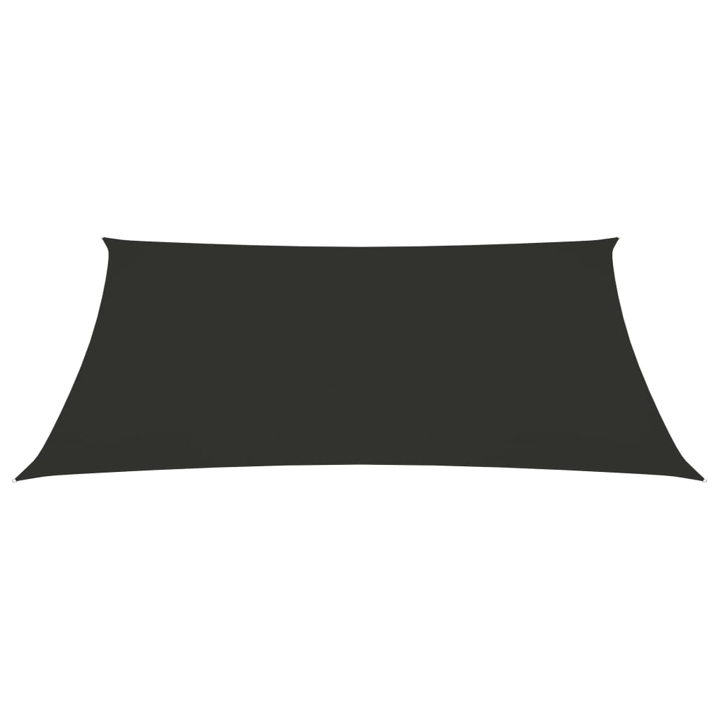 vidaXL Parasolar, antracit, 3/5x4 m, țesătură oxford, trapez