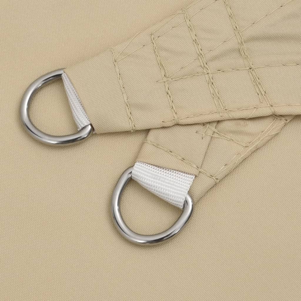 vidaXL Pânză parasolar, bej, 3,5x4,5m, țesătură oxford, dreptunghiular