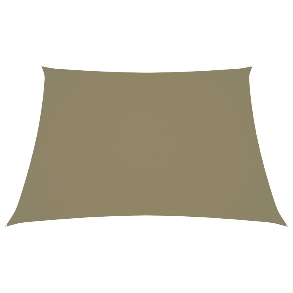vidaXL Parasolar, bej, 2/4x3 m, țesătură oxford, trapez vidaXL Parasolar, bej, 2/4x3 m, țesătură oxford, trapez