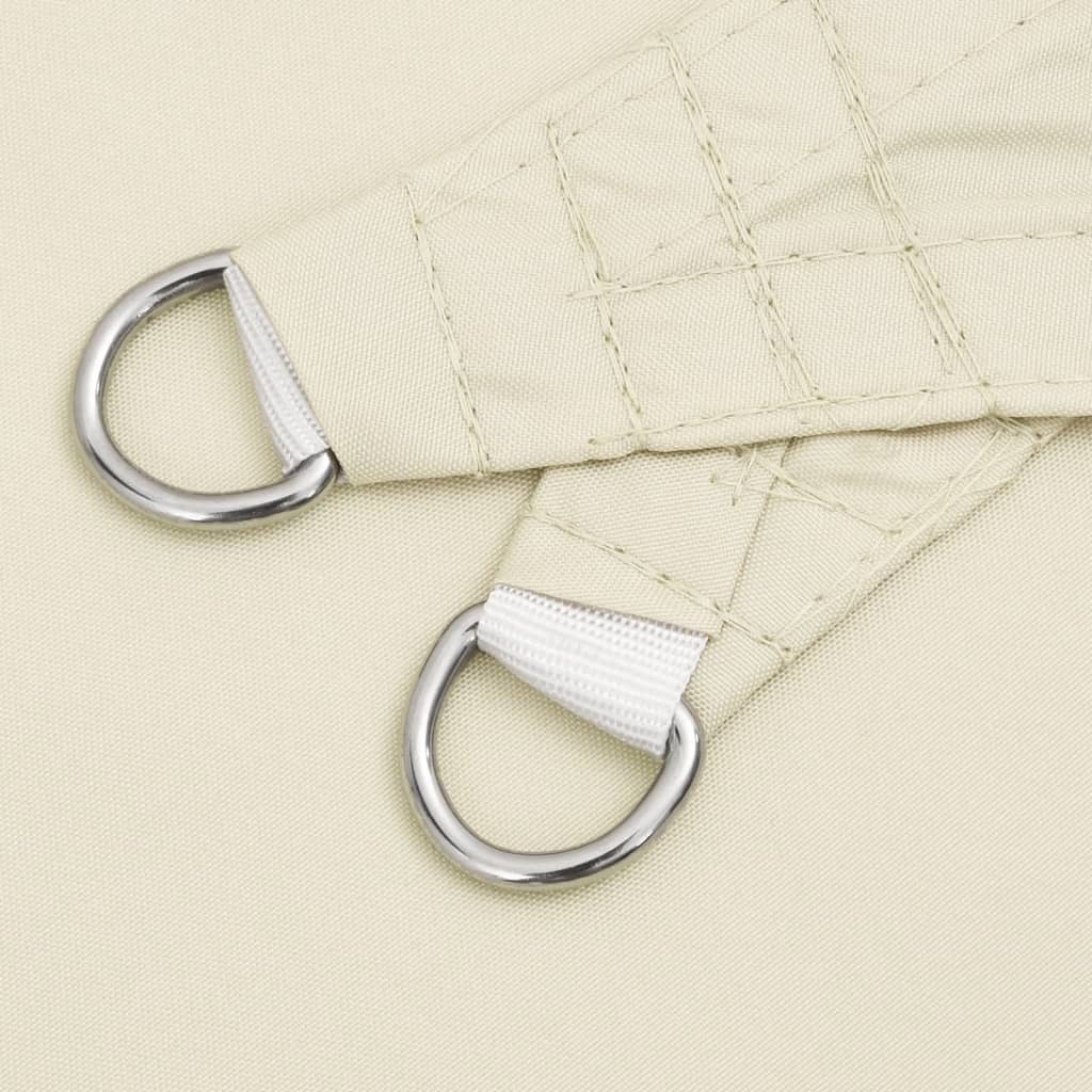 vidaXL Pânză parasolar, crem, 2x2,5 m, țesătură oxford, dreptunghiular