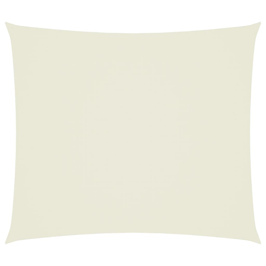 vidaXL Pânză parasolar, crem, 2,5x3 m, țesătură oxford, dreptunghiular vidaXL Pânză parasolar, crem, 2,5x3 m, țesătură oxford, dreptunghiular