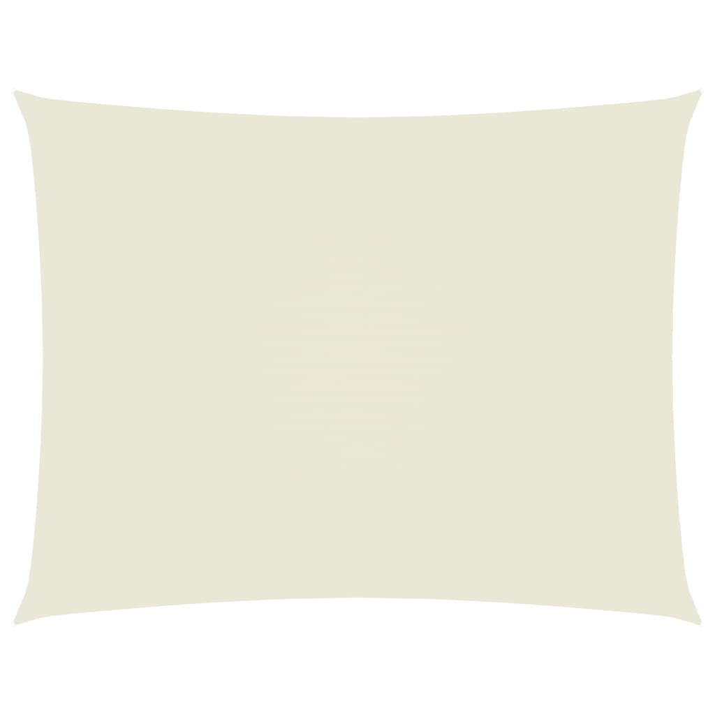 vidaXL Pânză parasolar, crem, 2,5x4 m, țesătură oxford, dreptunghiular vidaXL Pânză parasolar, crem, 2,5x4 m, țesătură oxford, dreptunghiular