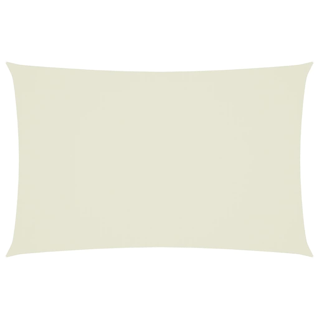 vidaXL Pânză parasolar, crem, 2,5x5 m, țesătură oxford, dreptunghiular vidaXL Pânză parasolar, crem, 2,5x5 m, țesătură oxford, dreptunghiular