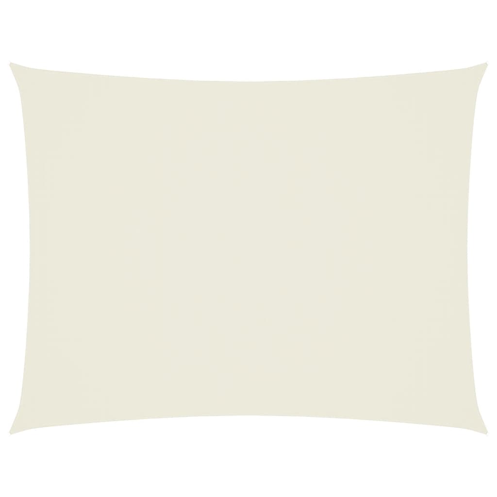 vidaXL Pânză parasolar, crem, 3x4,5 m, țesătură oxford, dreptunghiular vidaXL Pânză parasolar, crem, 3x4,5 m, țesătură oxford, dreptunghiular