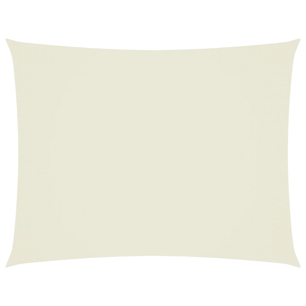 vidaXL Pânză parasolar, crem, 3,5x5 m, țesătură oxford, dreptunghiular vidaXL Pânză parasolar, crem, 3,5x5 m, țesătură oxford, dreptunghiular
