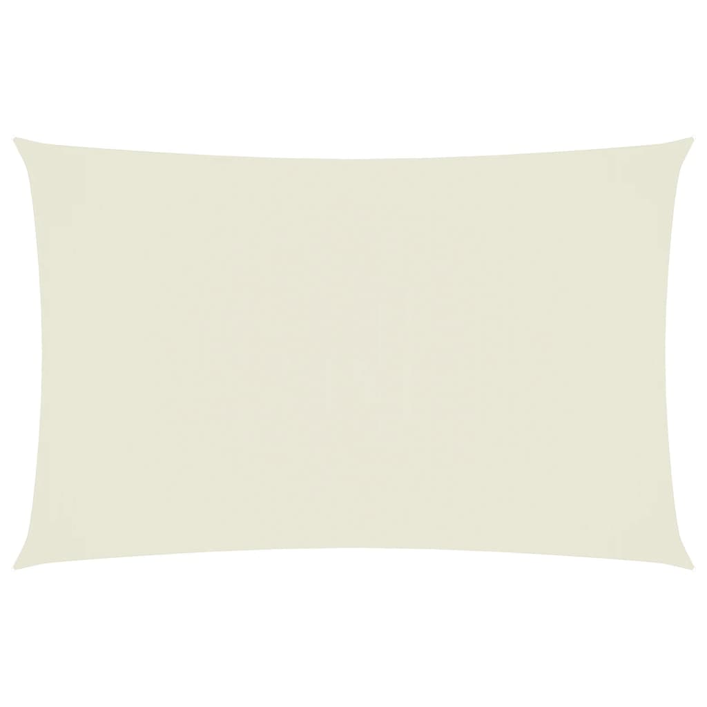 vidaXL Pânză parasolar, crem, 4x7 m, țesătură oxford, dreptunghiular