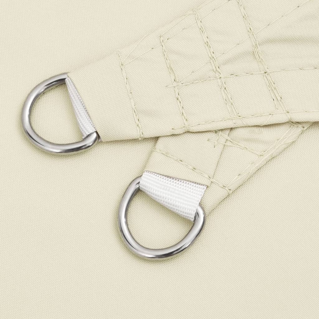 vidaXL Pânză parasolar crem 5x8 m țesătură oxford dreptunghiular