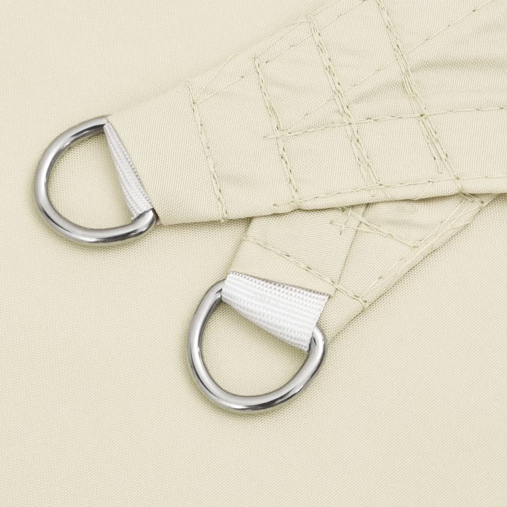 vidaXL Parasolar, crem, 3x3x4,24 m, țesătură oxford, triunghiular vidaXL Parasolar, crem, 3x3x4,24 m, țesătură oxford, triunghiular