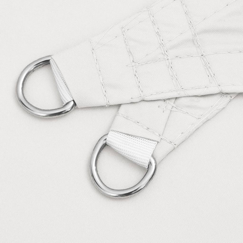 vidaXL Pânză parasolar, alb, 2,5x2,5 m, țesătură oxford, pătrat