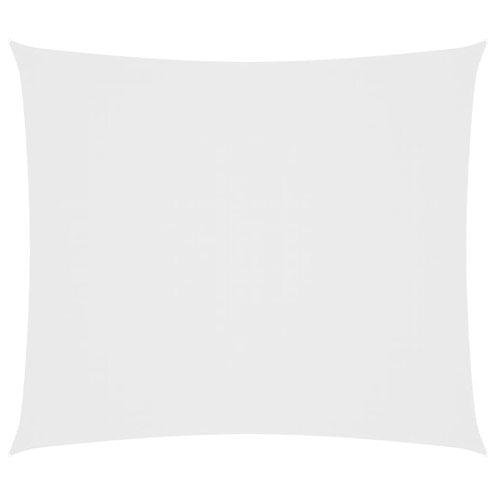 vidaXL Parasolar, alb, 2x2,5 m, țesătură oxford, dreptunghiular vidaXL Parasolar, alb, 2x2,5 m, țesătură oxford, dreptunghiular