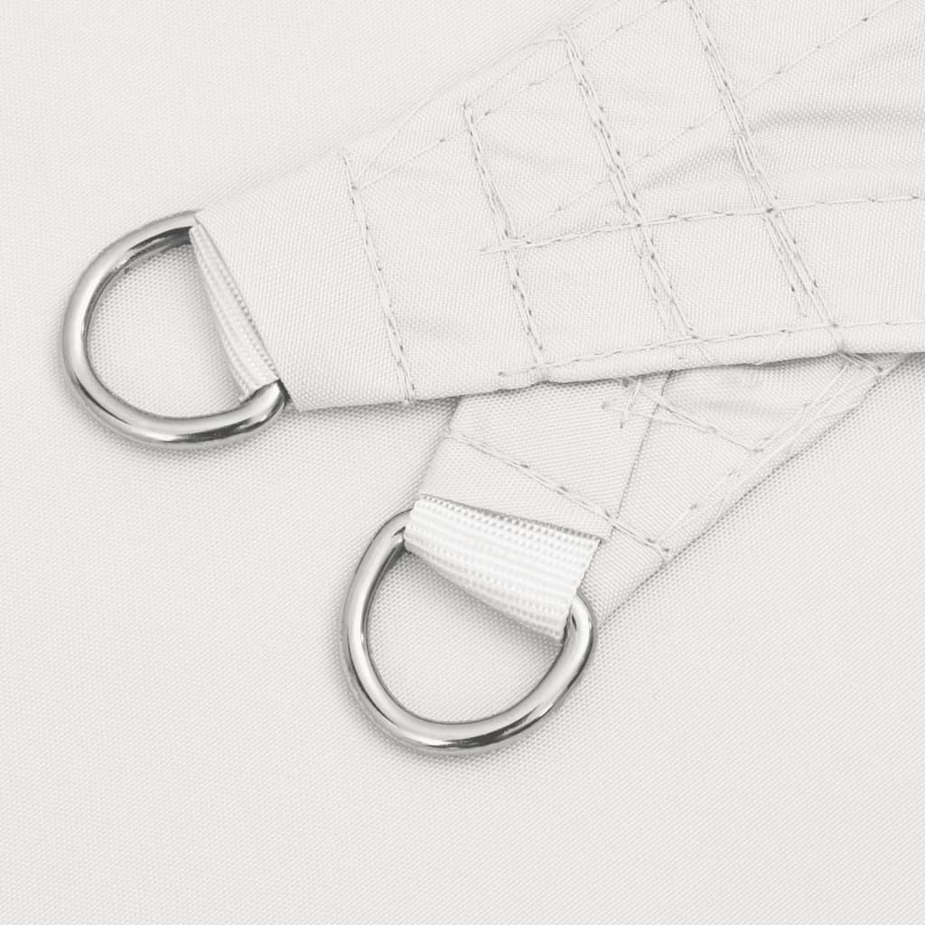 vidaXL Pânză parasolar, alb, 5x6 m, țesătură oxford, dreptunghiular