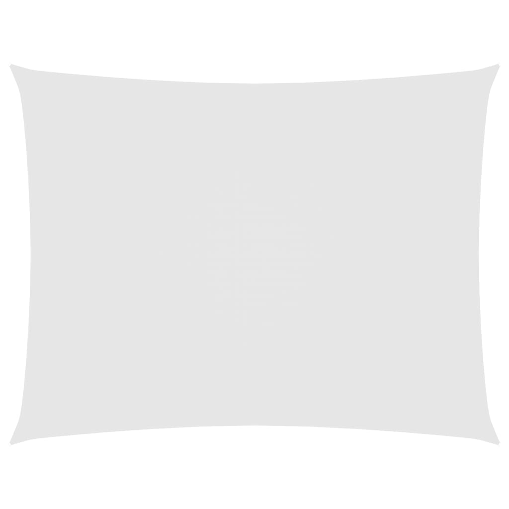 vidaXL Pânză parasolar, alb, 5x7 m, țesătură oxford, dreptunghiular