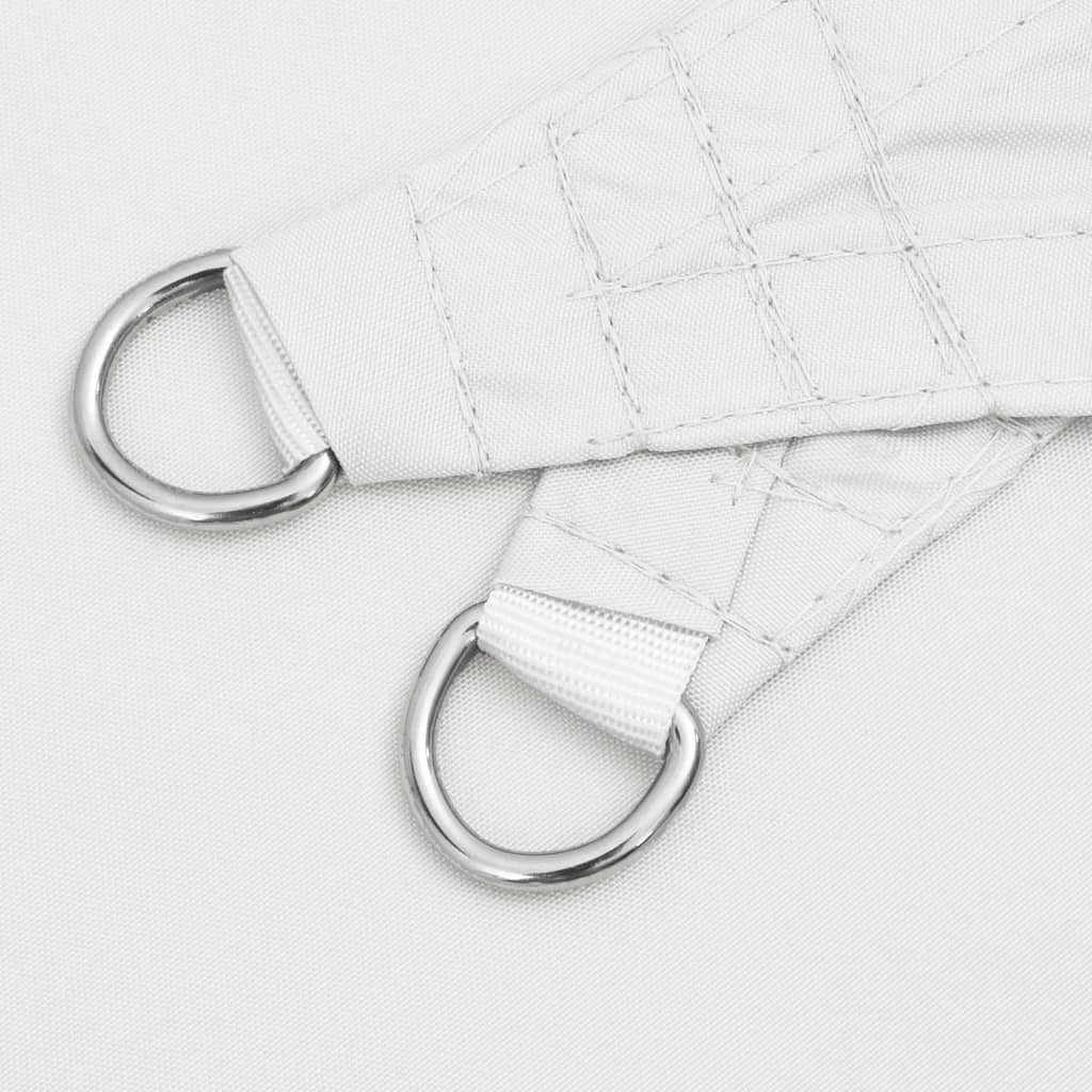 vidaXL Pânză parasolar, alb, 5x7 m, țesătură oxford, dreptunghiular