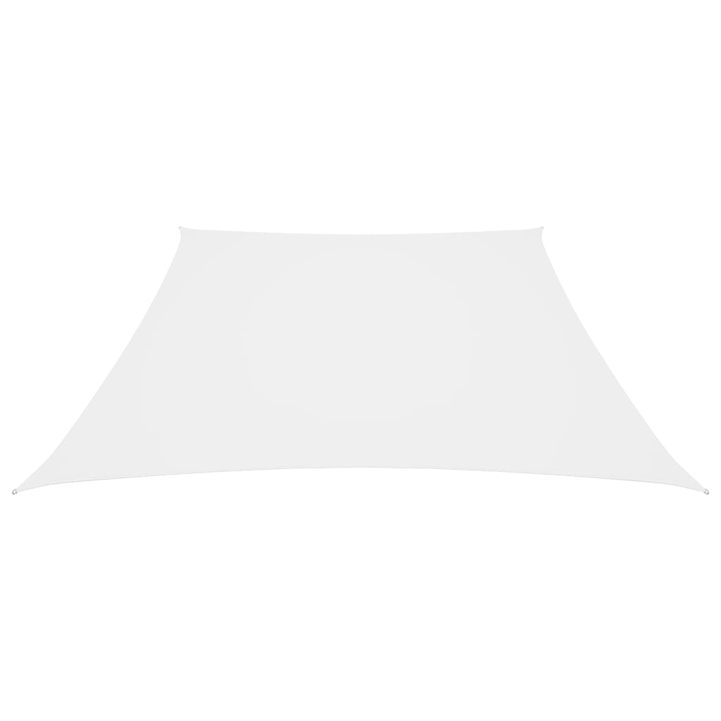 vidaXL Parasolar, alb, 2/4x3 m, țesătură oxford, trapez vidaXL Parasolar, alb, 2/4x3 m, țesătură oxford, trapez