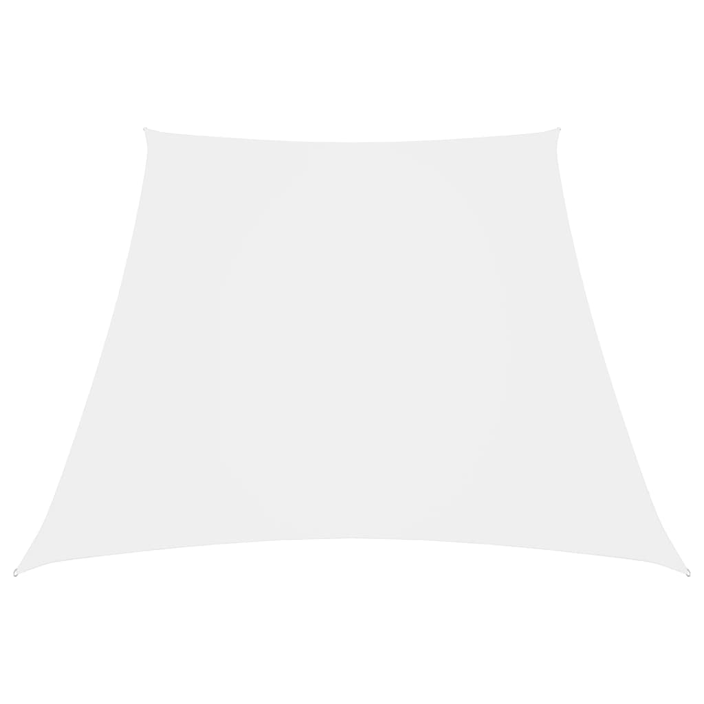 vidaXL Parasolar, alb, 3/5x4 m, țesătură oxford, trapez