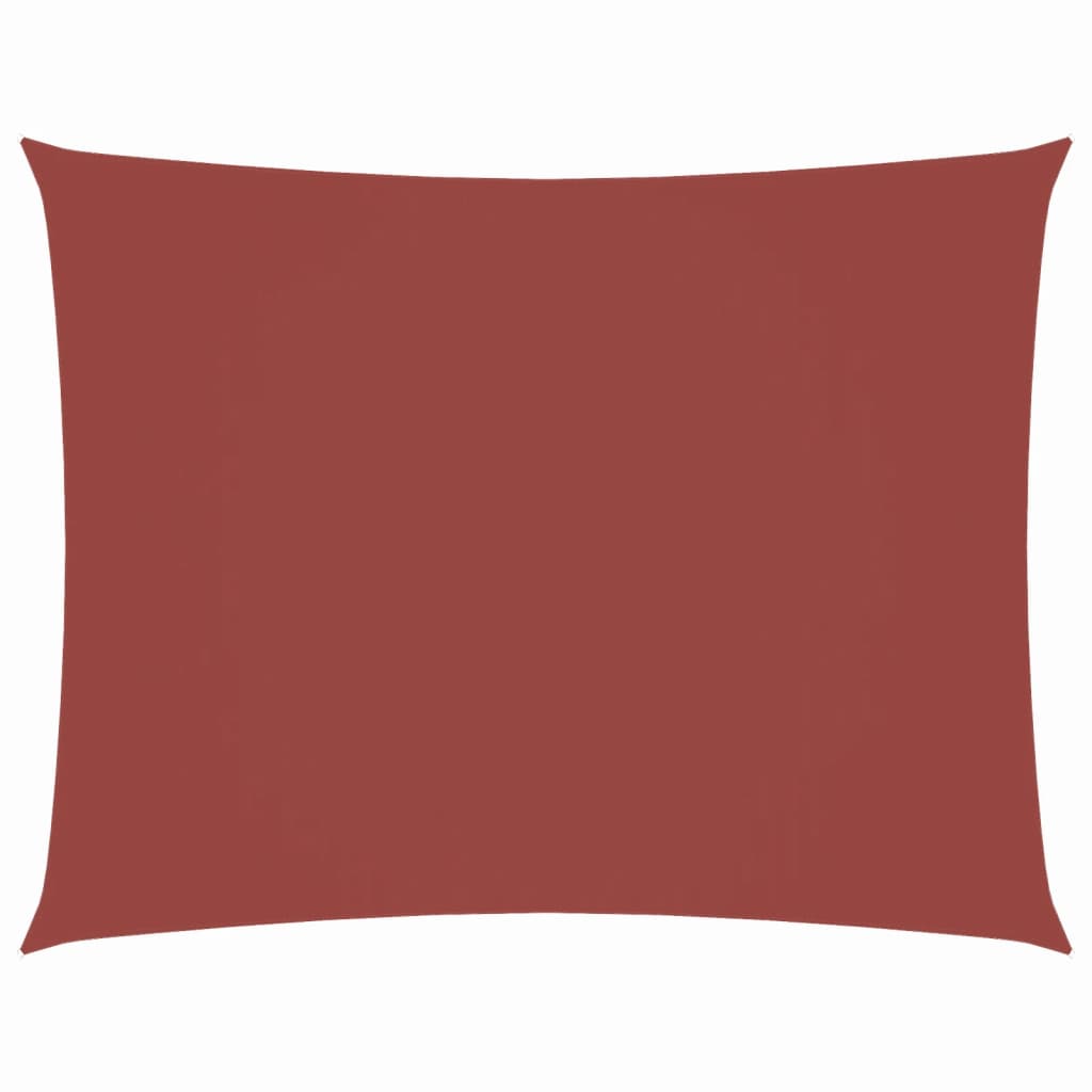vidaXL Parasolar, cărămiziu, 2x3,5 m, țesătură oxford, dreptunghiular
