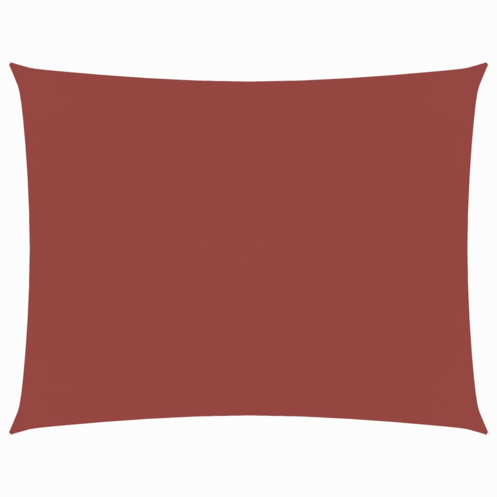 vidaXL Parasolar, cărămiziu, 2,5x4 m, țesătură oxford, dreptunghiular