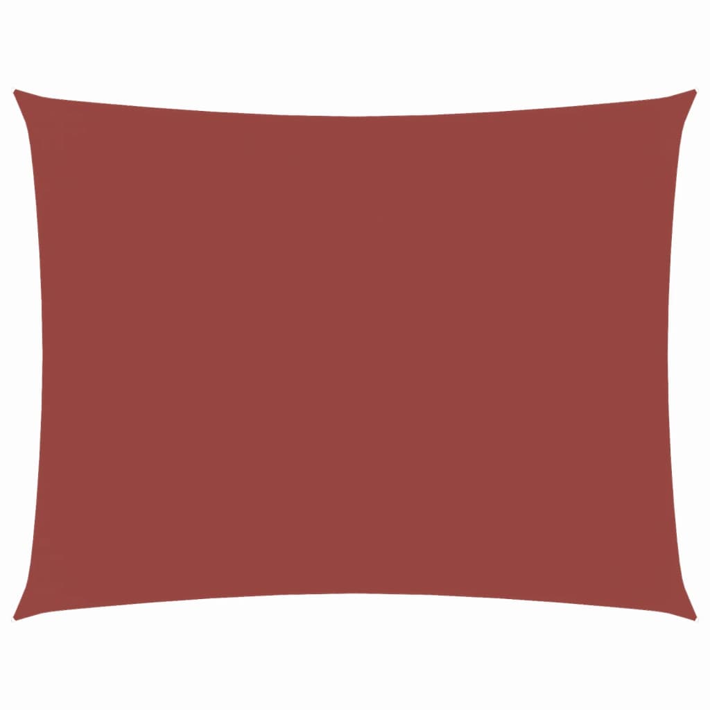 vidaXL Parasolar, cărămiziu, 3x4 m, țesătură oxford, dreptunghiular