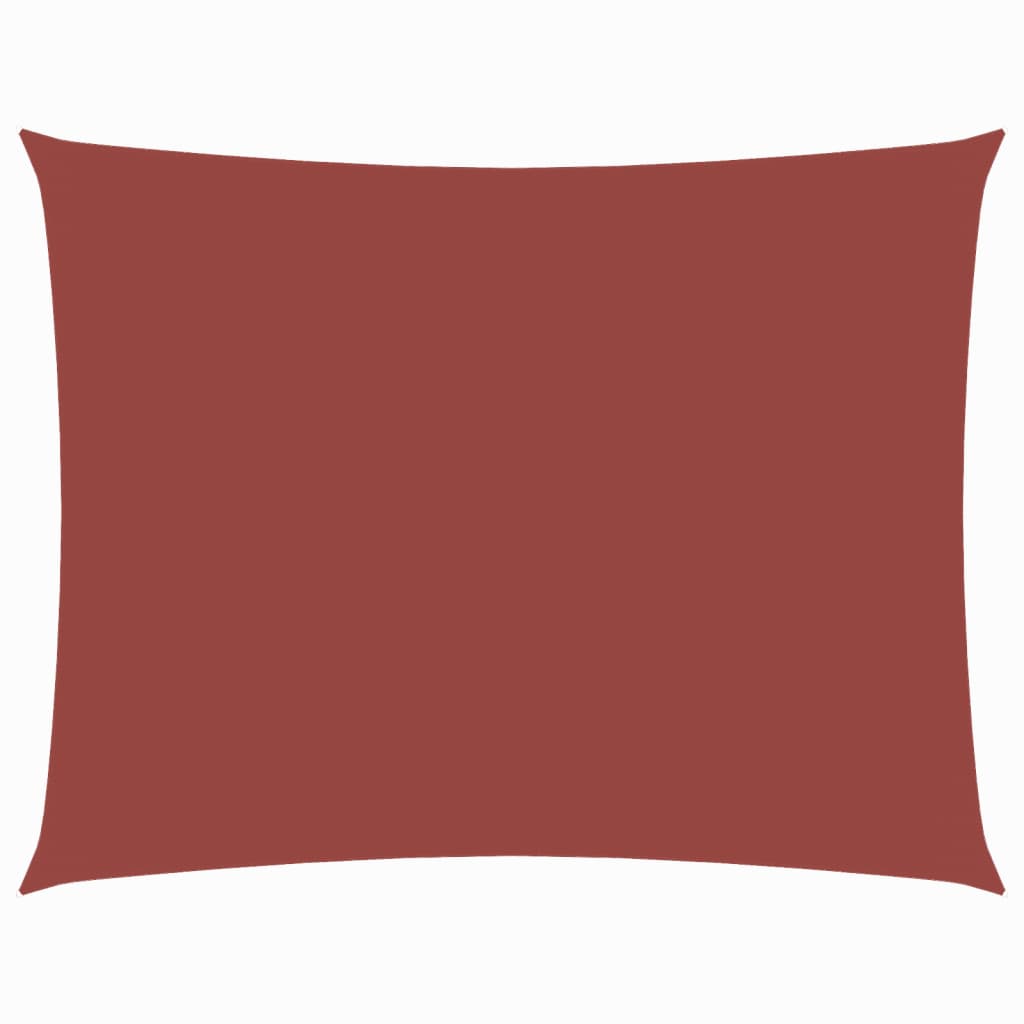 vidaXL Parasolar, cărămiziu, 3,5x4,5 m, țesătură oxford dreptunghiular