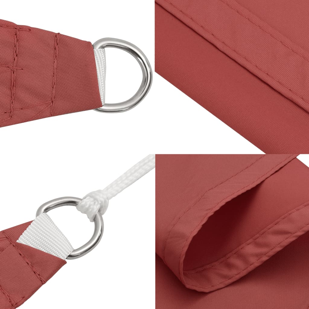 vidaXL Parasolar, cărămiziu, 3x3x4,24 m, țesătură oxford, triunghiular vidaXL Parasolar, cărămiziu, 3x3x4,24 m, țesătură oxford, triunghiular