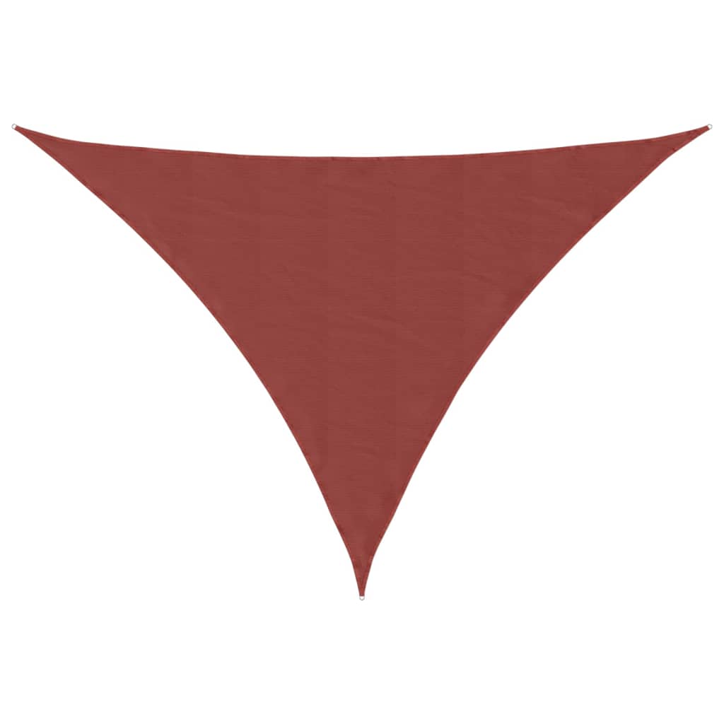 vidaXL Parasolar, cărămiziu, 4x4x5,8 m, țesătură oxford, triunghiular vidaXL Parasolar, cărămiziu, 4x4x5,8 m, țesătură oxford, triunghiular