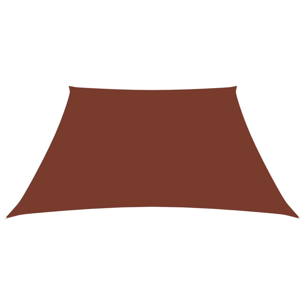 vidaXL Parasolar, cărămiziu, 2/4x3 m, țesătură oxford, trapez vidaXL Parasolar, cărămiziu, 2/4x3 m, țesătură oxford, trapez