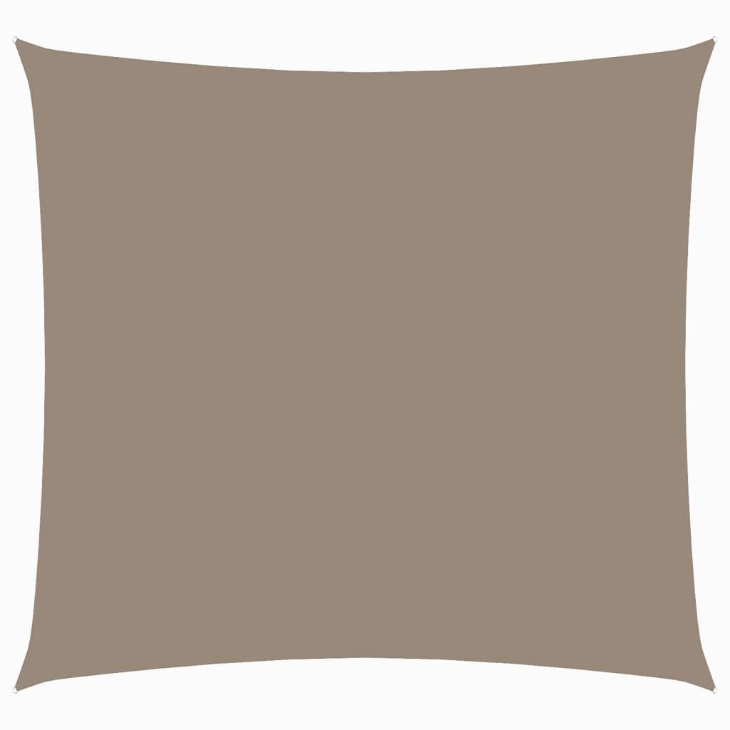 vidaXL Pânză parasolar, gri taupe, 4,5x4,5 m, țesătură oxford, pătrat