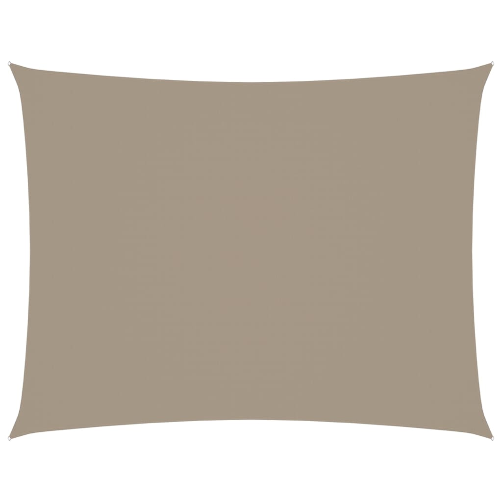 vidaXL Parasolar din țesătură oxford, gri taupe, 2,5x3,5 m, dreptunghiular